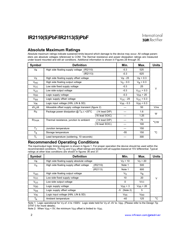 IR2113SPBF