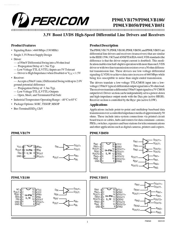 PI90LVB179