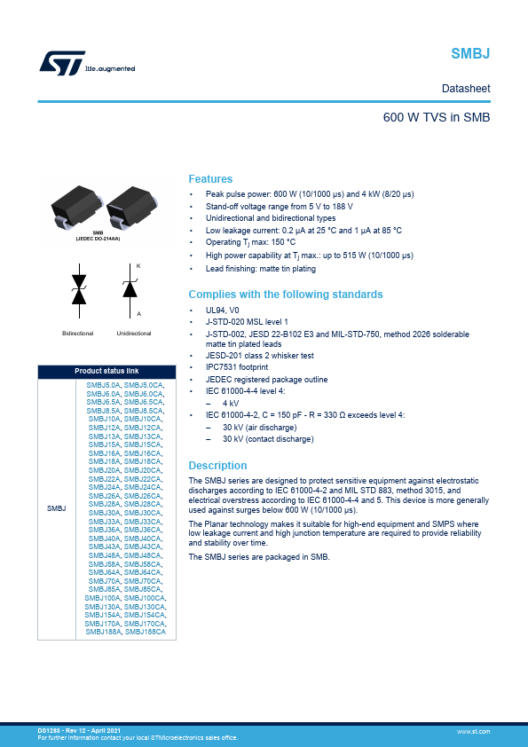 SMBJ5.0A