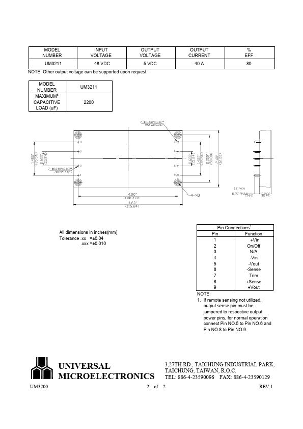 UM3200