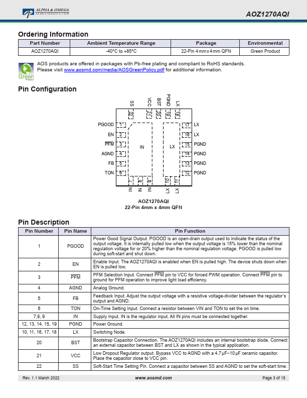 AOZ1270AQI