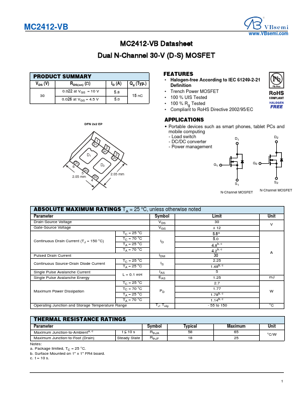 MC2412 Datasheet Preview