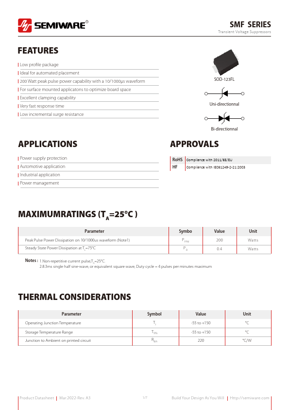 SMF30A Datasheet Preview