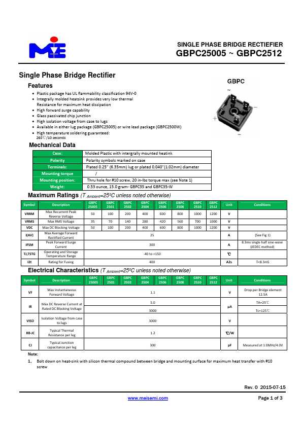 GBPC2501