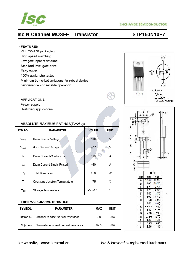 STP150N10F7