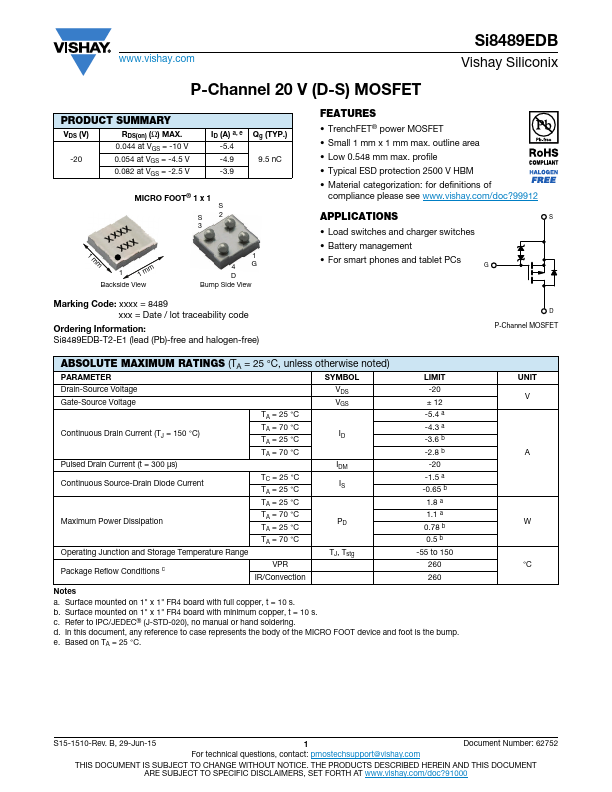 SI8489EDB