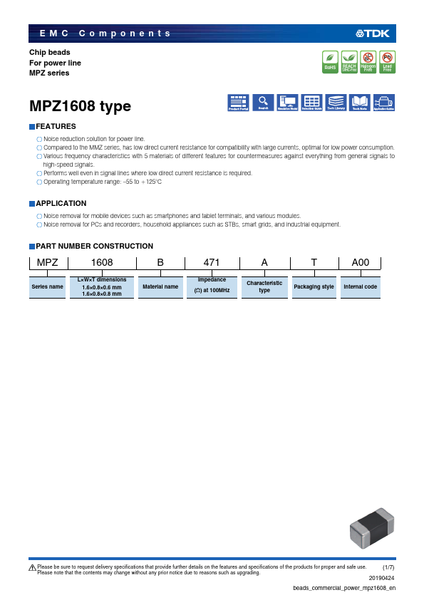 MPZ1608S300ATAH0