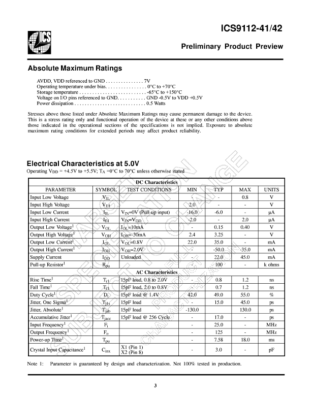 ICS9112-42