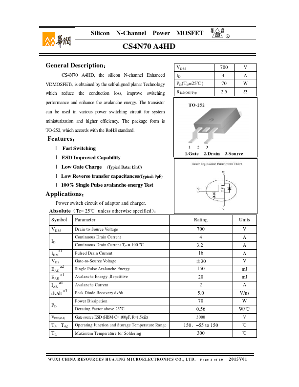 CS4N70A4HD