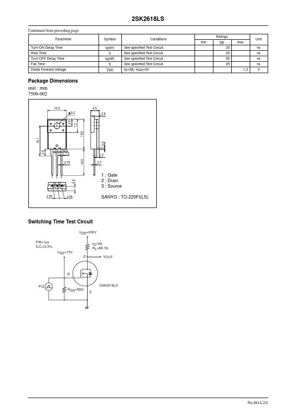 2SK2618LS