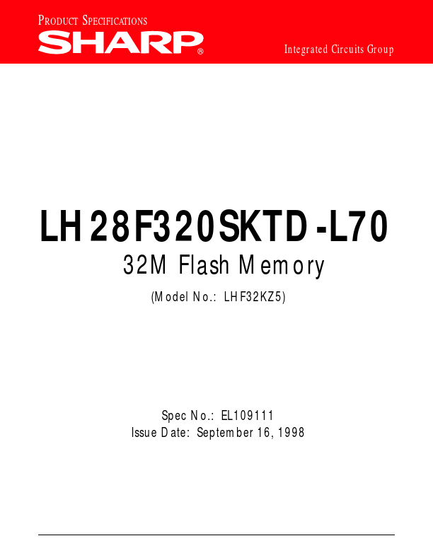 LH28F320SKTD-L70