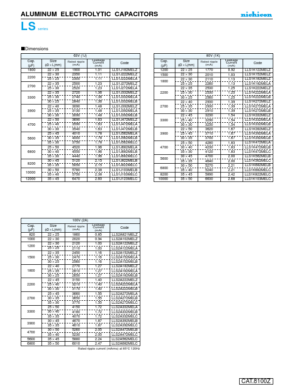 LLS2D102MELB