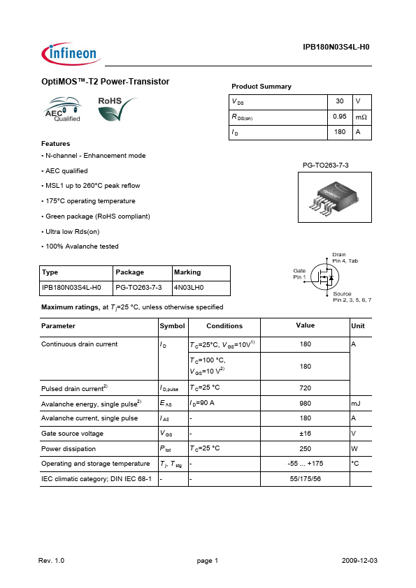 IPB180N03S4L-H0