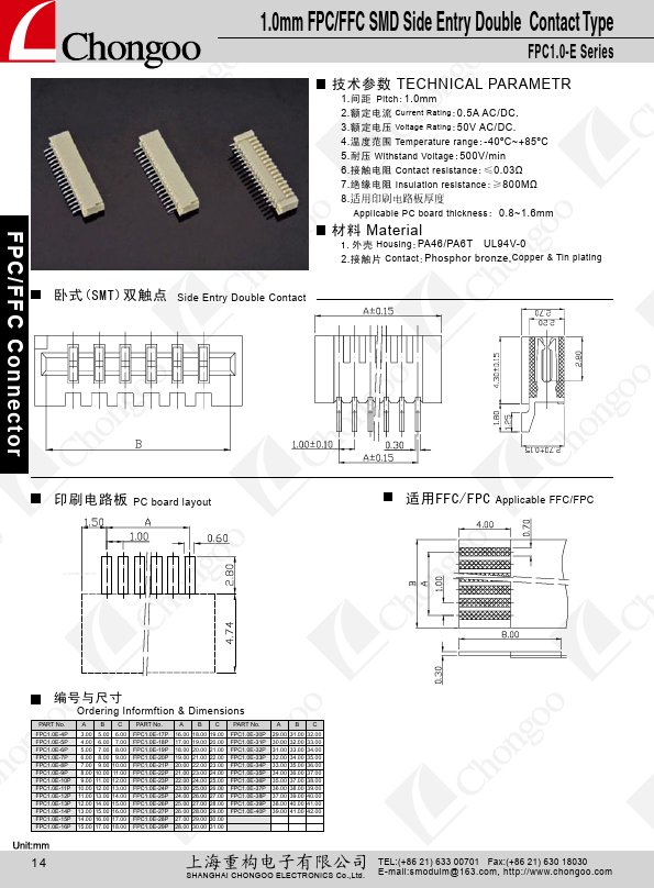 FPC1.0E-34P