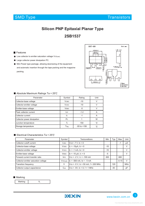 2SB1537