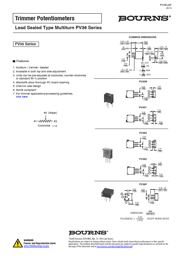 PV36X205C01B00