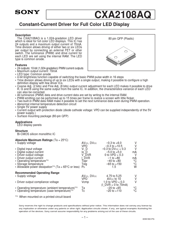 CXA2108AQ