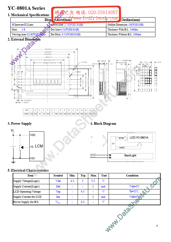 YC-0801A