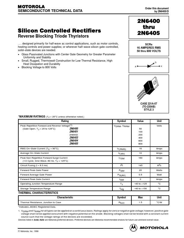 2N6400