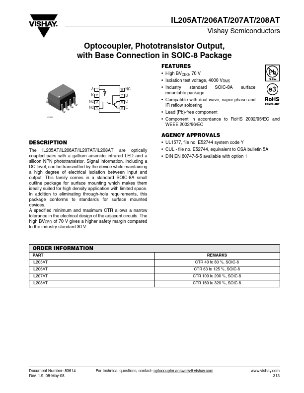 IL206AT Datasheet Preview