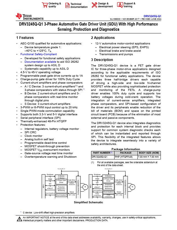 DRV3245Q-Q1 Datasheet Preview