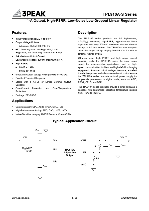 TPL910A-S Datasheet Preview