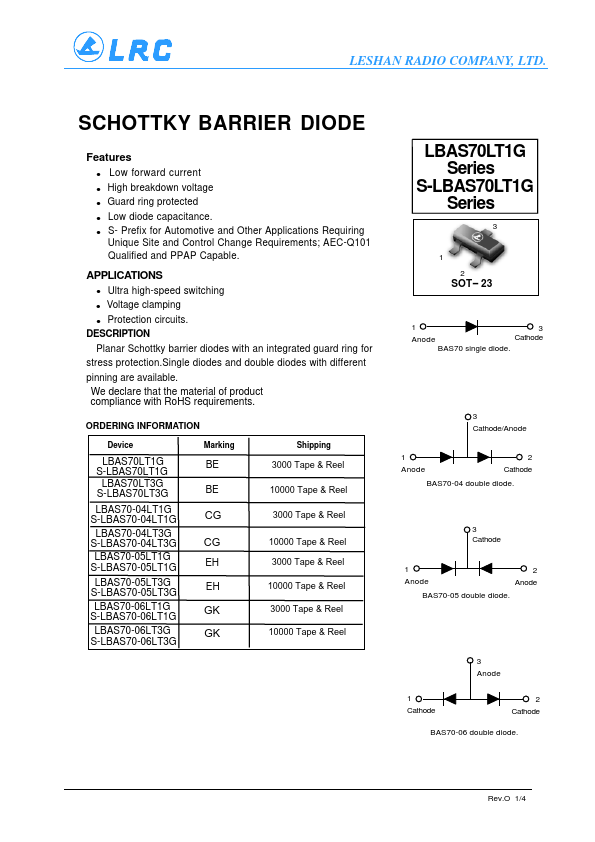 LBAS70-04LT3G