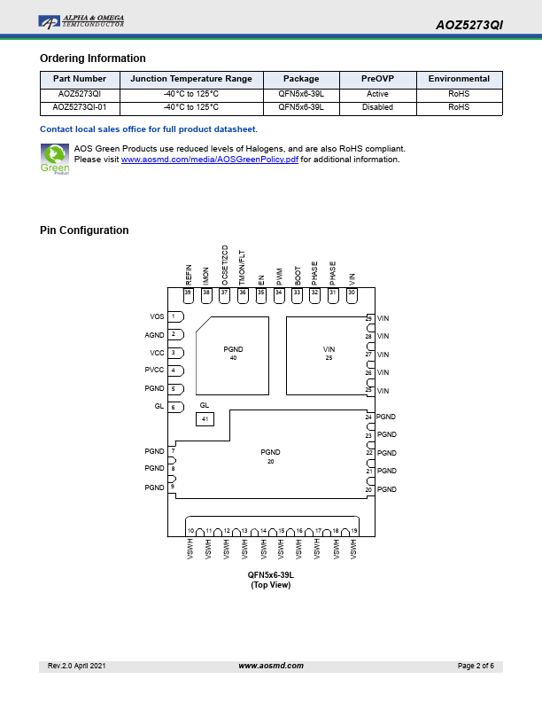 AOZ5273QI