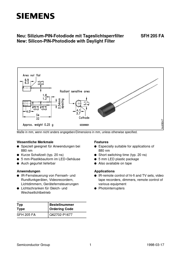 SFH205FA