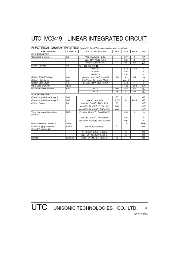 MC3419