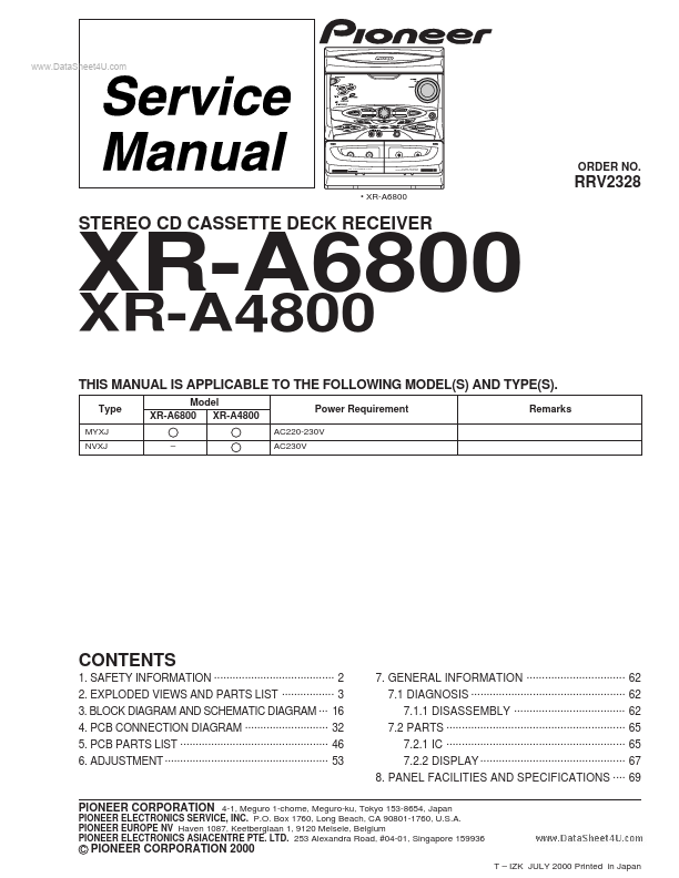 XR-A4800