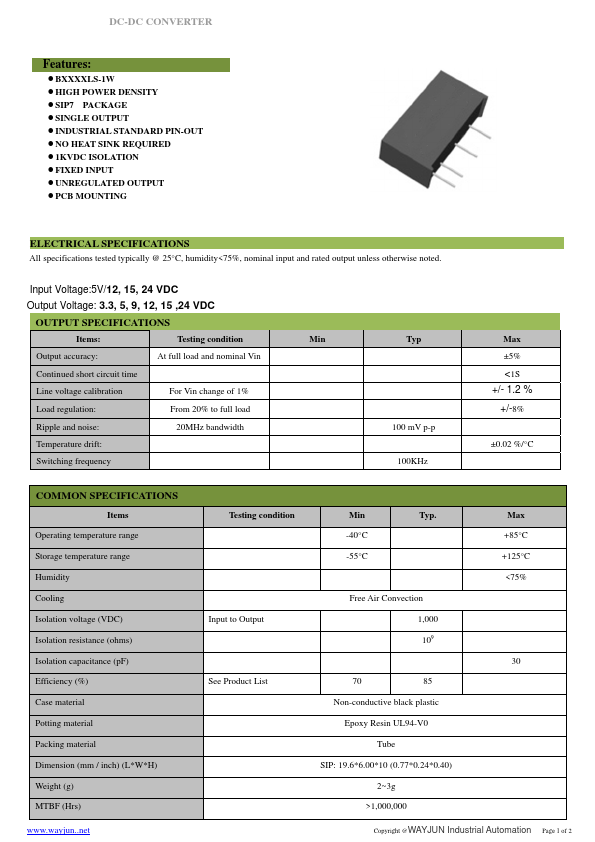 B1215LS-1W