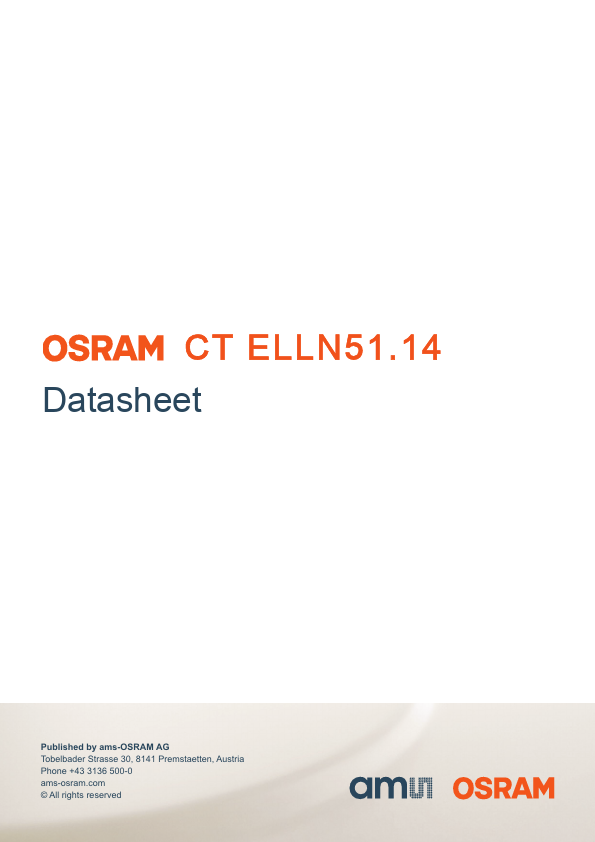 CTELLN51.14 Chip LED by OSRAM - Datasheet Preview
