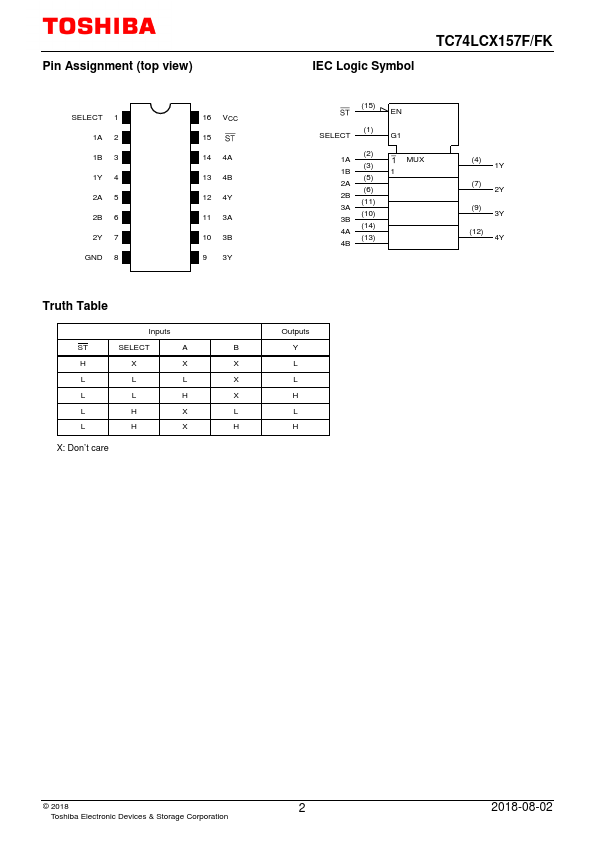 TC74LCX157F