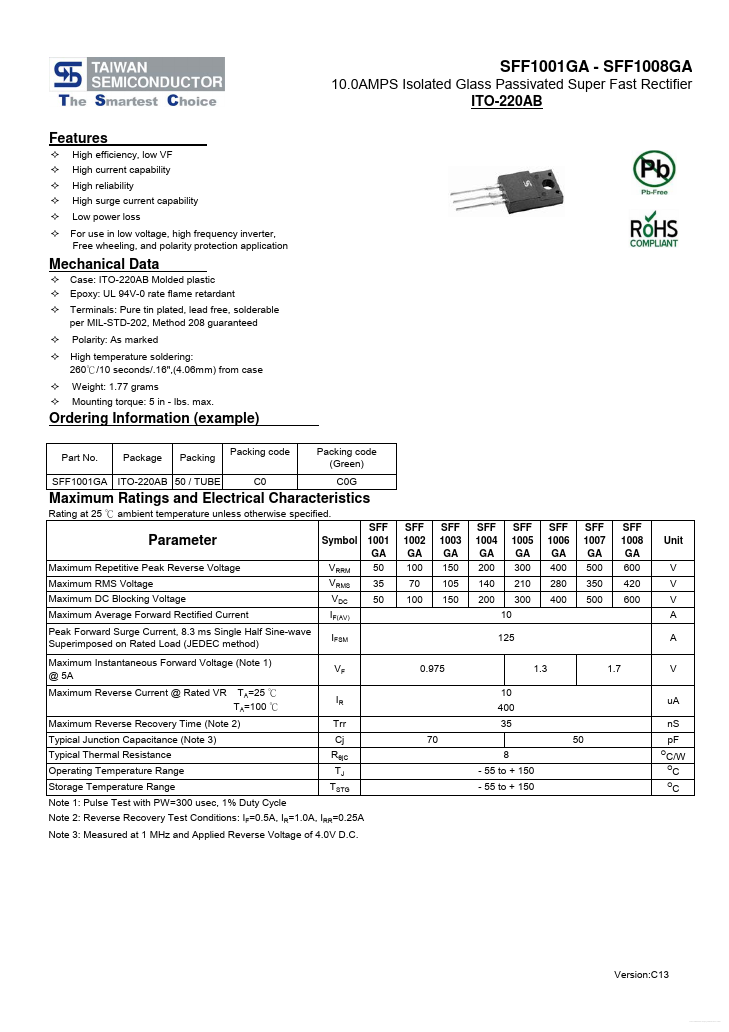 SFF1007GA