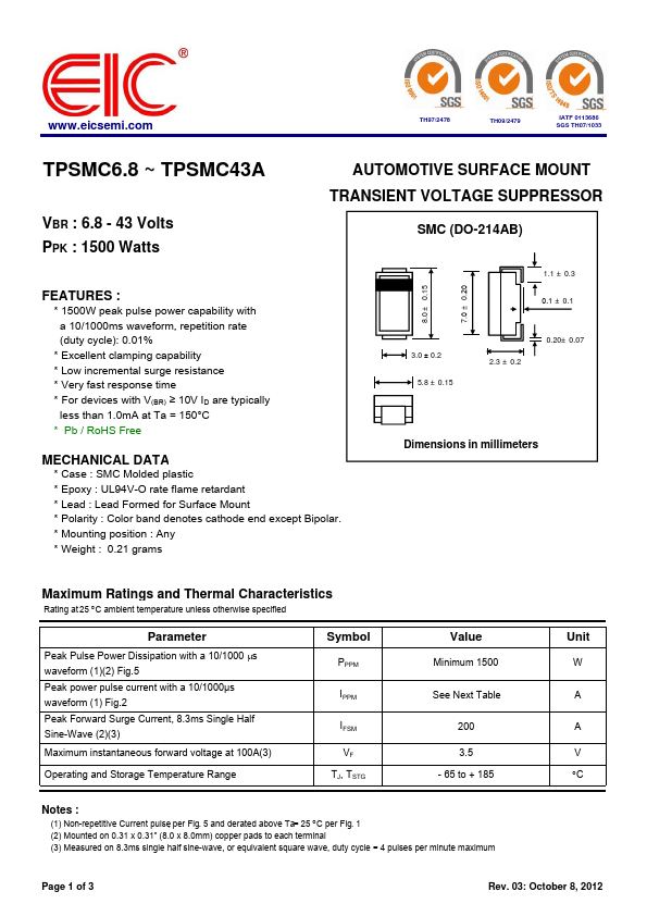 TPSMC39A