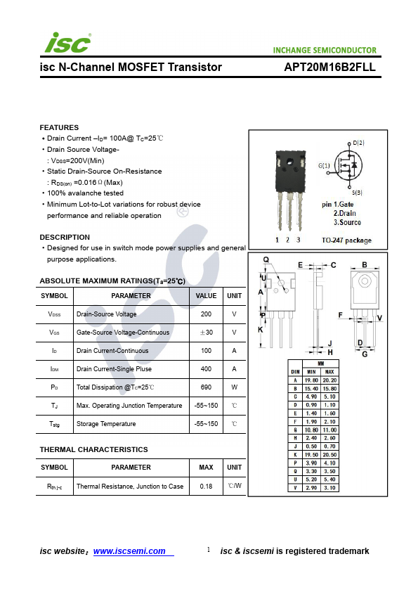 APT20M16B2FLL