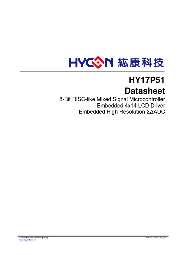 HY17P51 Datasheet Preview