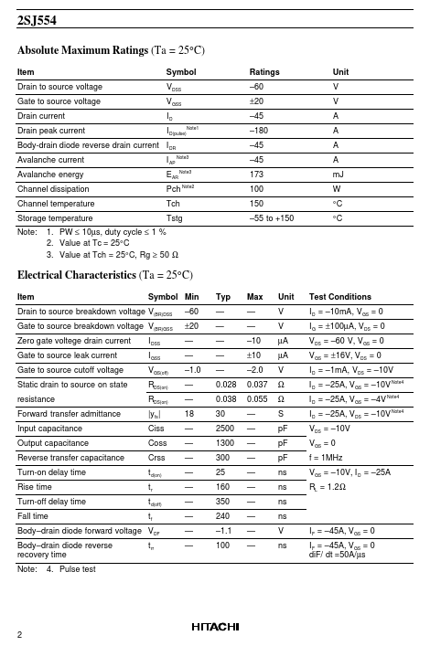 2SJ554