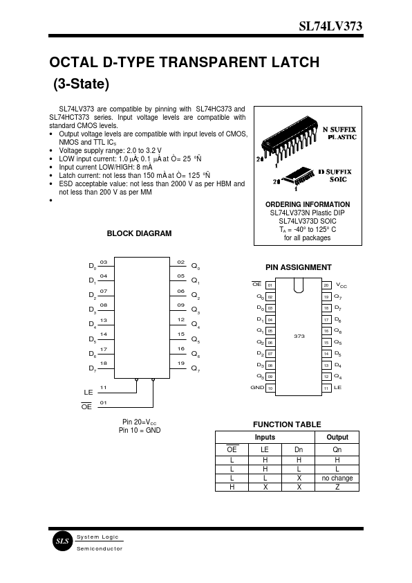SL74LV373