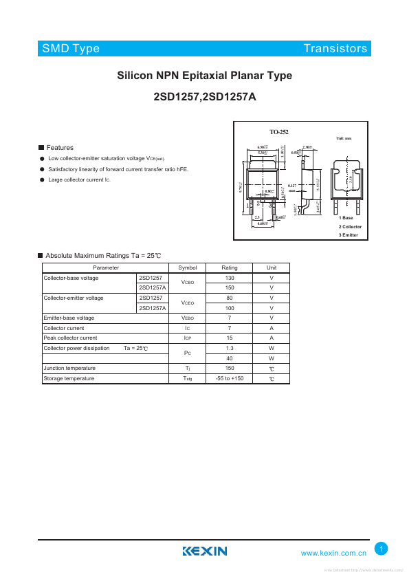 2SD1257A