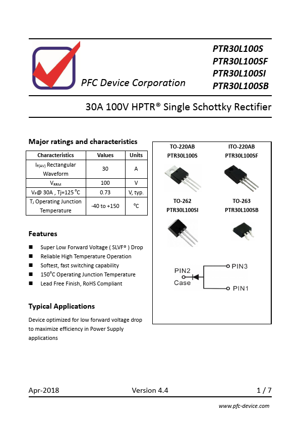 PTR30L100SB