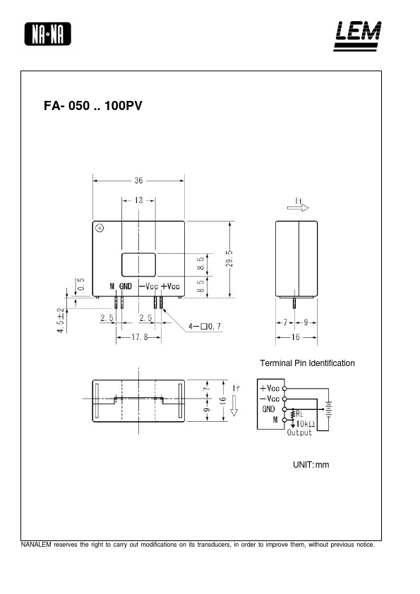 FA-050PV