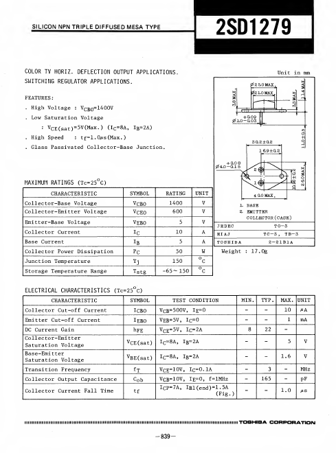 2SD1279