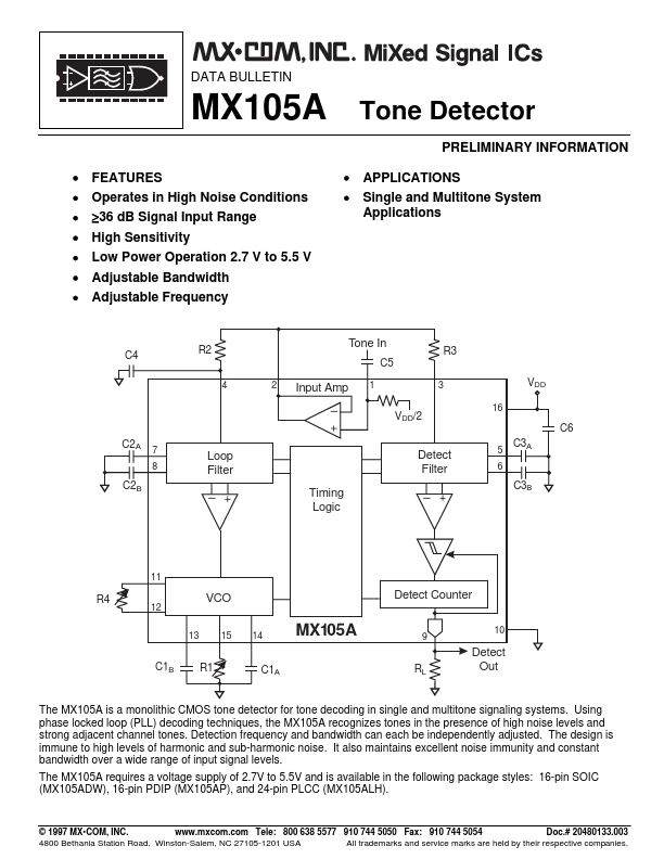 MX105A