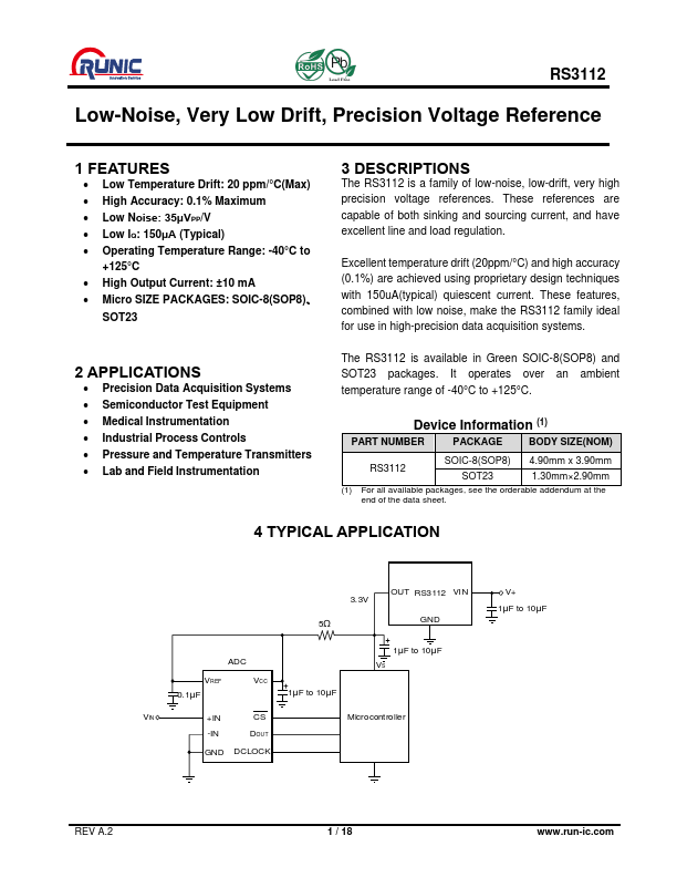 RS3112 Datasheet Preview