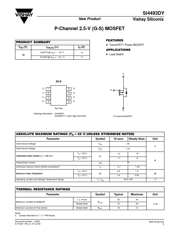 SI4493DY