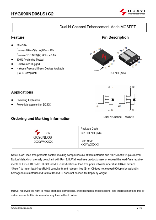 HYG090ND06LS1C2 Datasheet Preview
