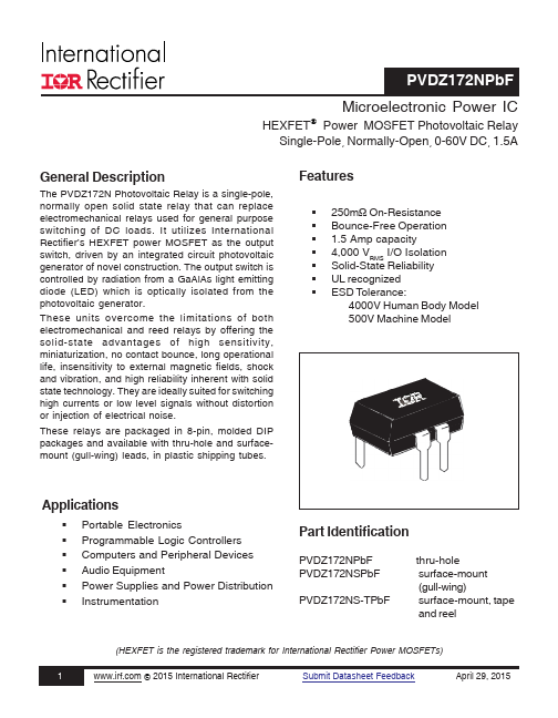 PVDZ172N Datasheet Preview