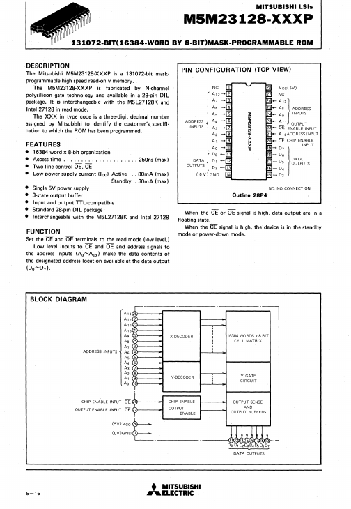 M5M23128-xxxP